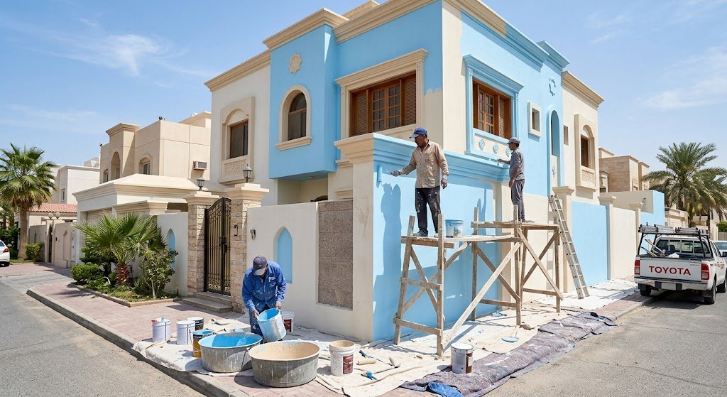 ديكورات اصباغ المنصوريه الكويت لتنفيذ أرقى الدهانات العصرية