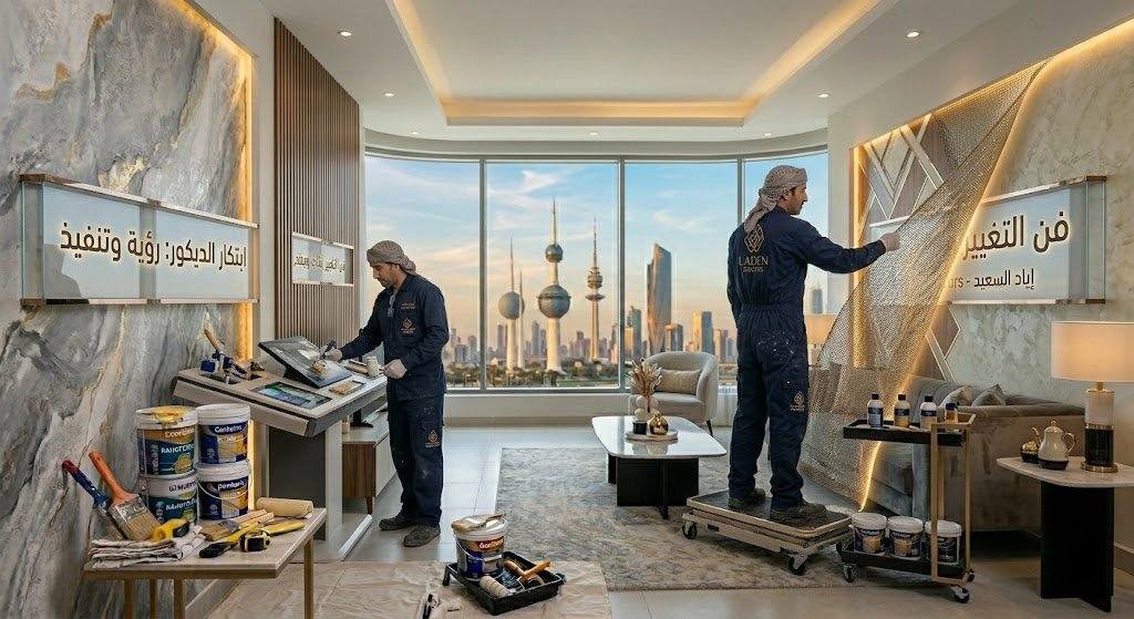 خدماتنا صباغ الكويت - اصباغ ورق جدران