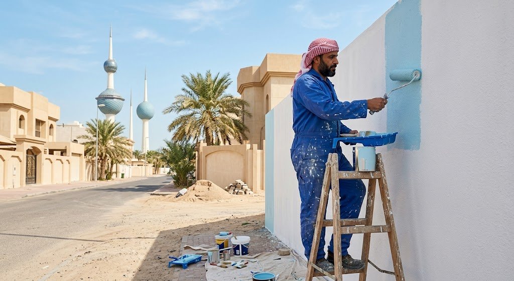 صباغ فى العدليه اصباغ الكويت لتنفيذ أحدث الديكورات والدهانات