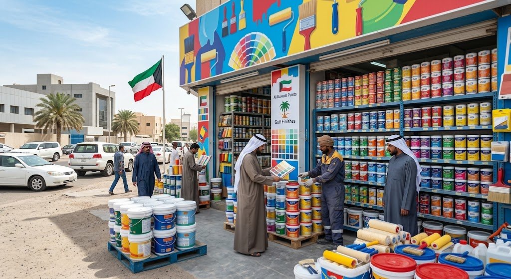 اصباغ الكويت اصباغ اليرموك لتنفيذ أحدث الديكورات والدهانات