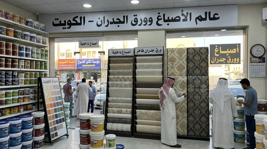 صباغ ورق جدران الكويت