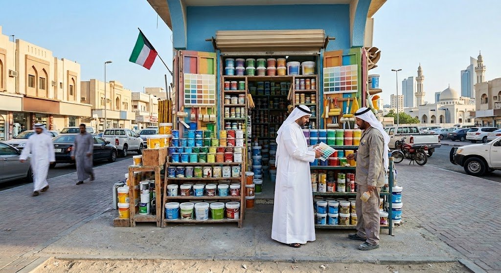 اصباغ الكويت صباغ عبدالله المبارك لتنفيذ أحدث الديكورات والدهانات