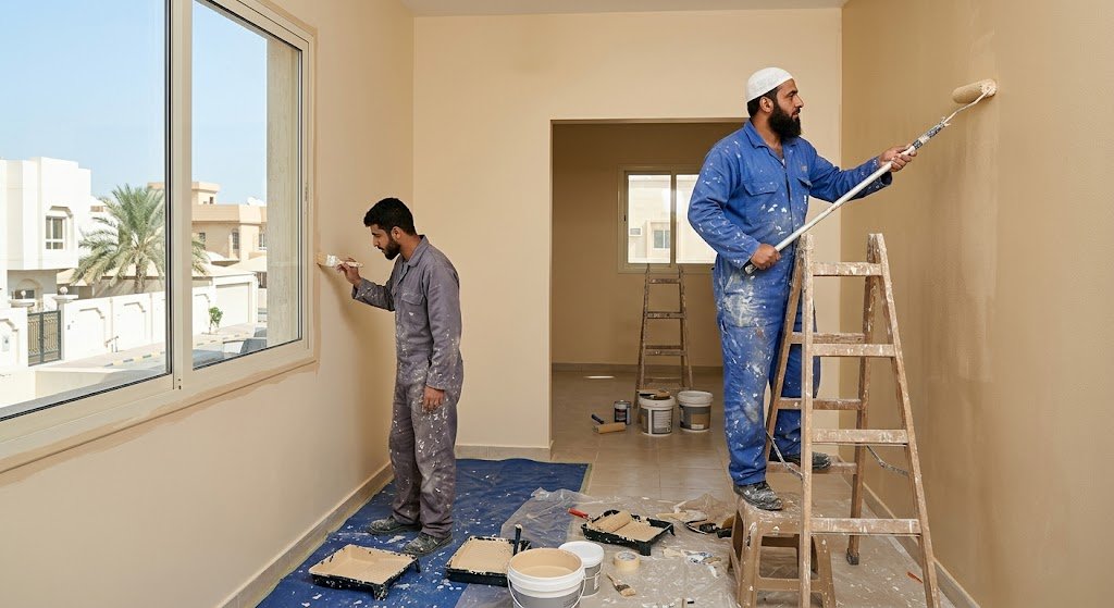 اصباغ الكويت صباغ القرين لتنفيذ أحدث الديكورات والدهانات
